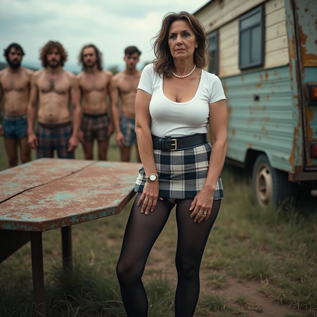 AI Milfs in tartan