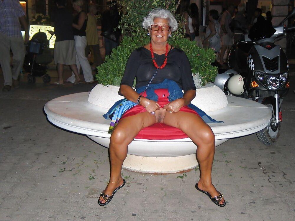 Elegant granny with very good body