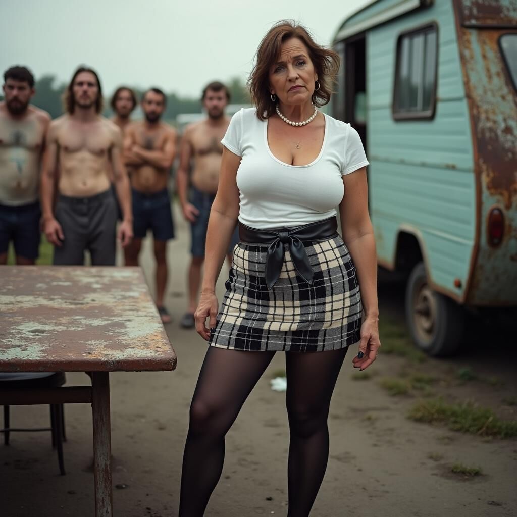 AI Milfs in tartan