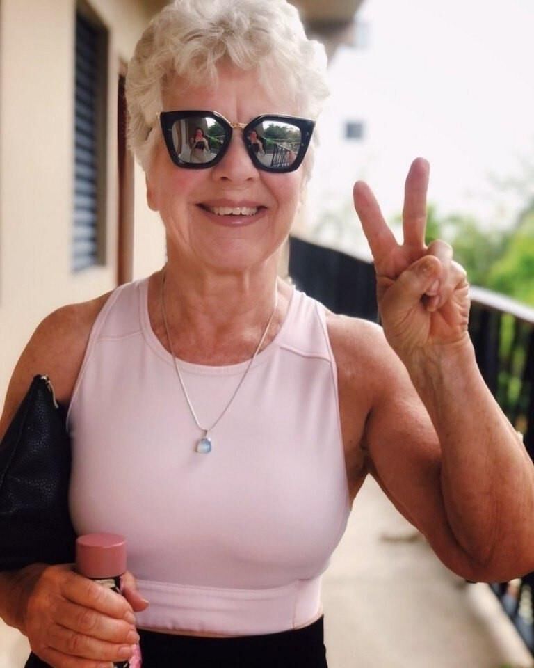 Mature + granny sunglasses 