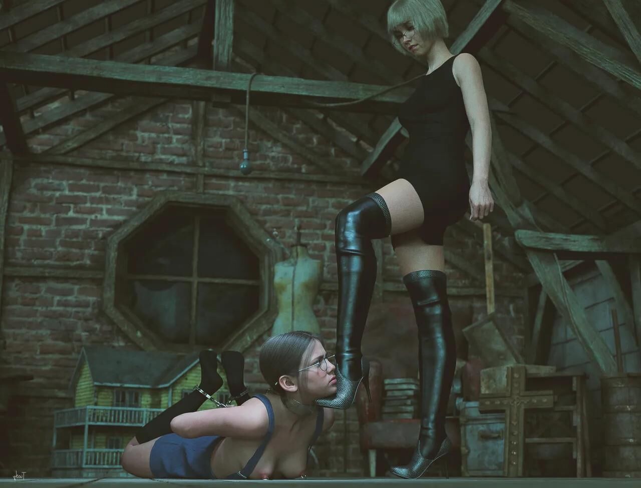 Mature and Girl Lezdom D: Lost in Darkness