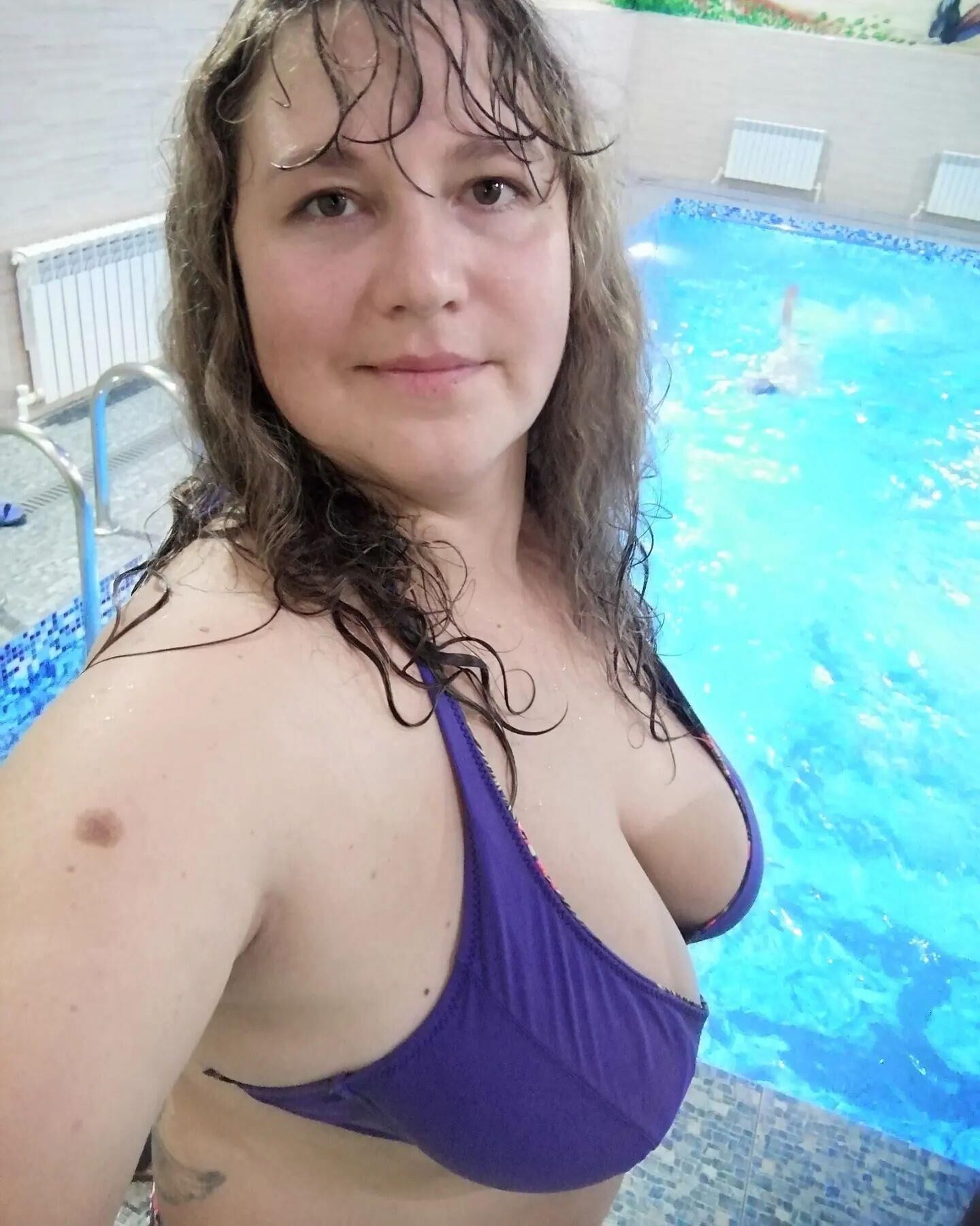 Russian woman in bikini 