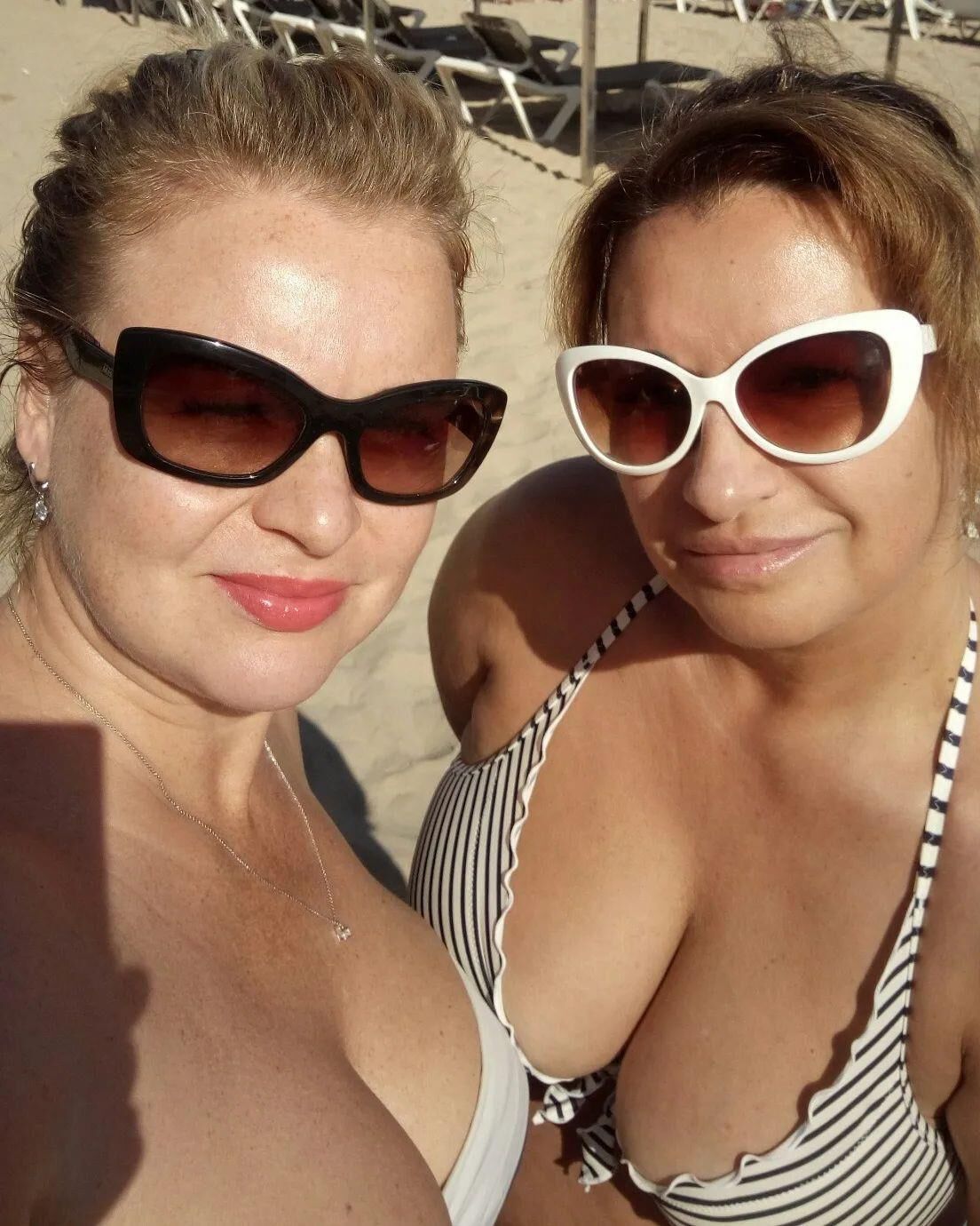 Russian woman in bikini 