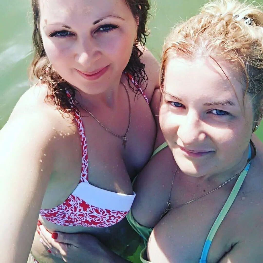 Russian woman in bikini 