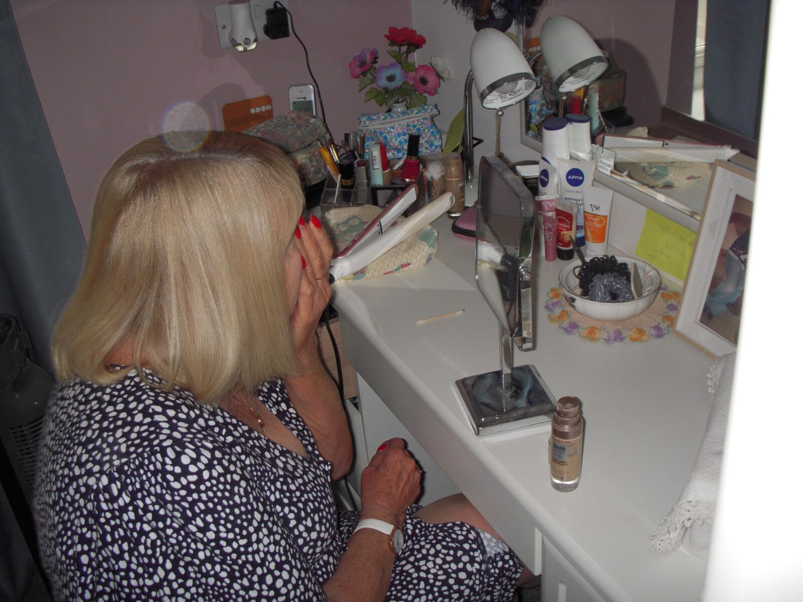 My little girl getting ready, just a few shots