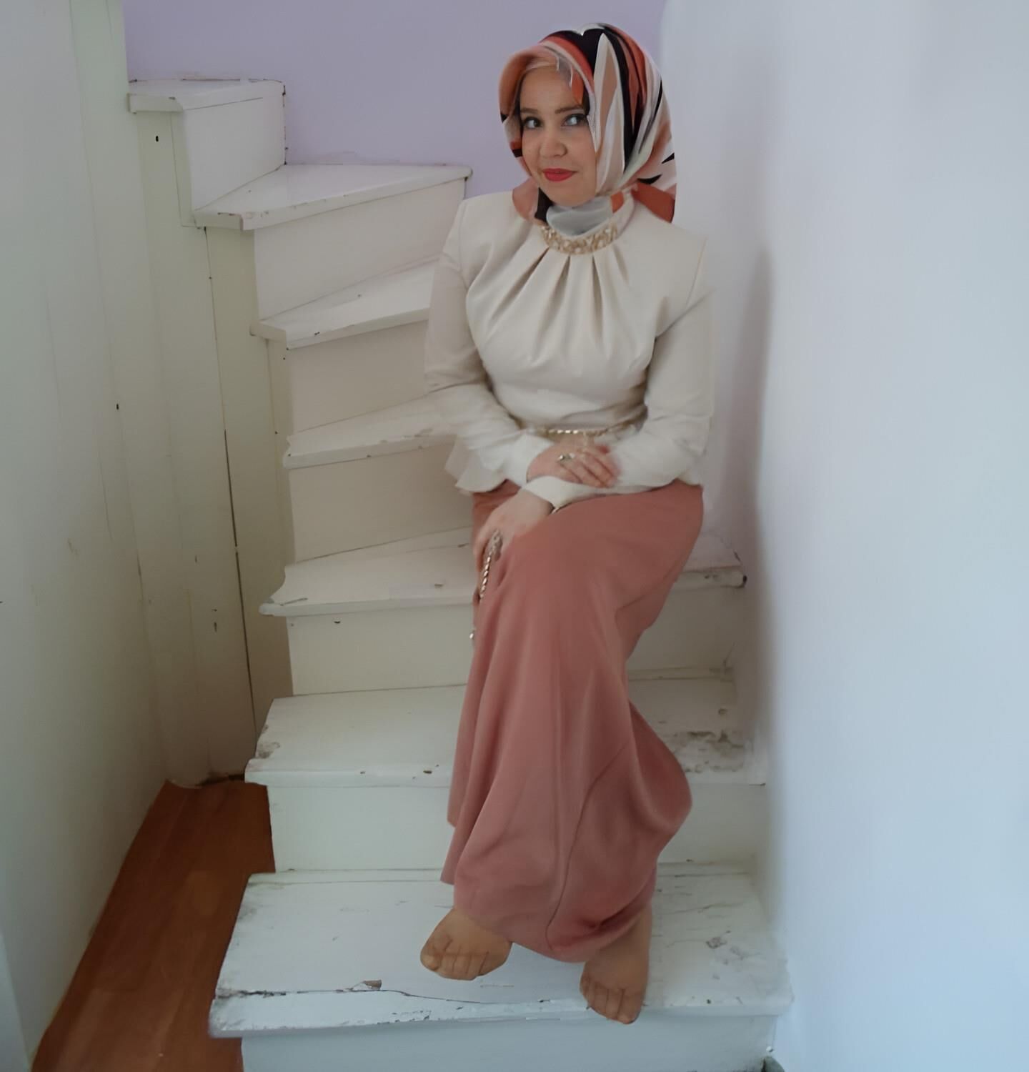 VINTAGE TURKISH HIJAB SEXSI PHOTO 