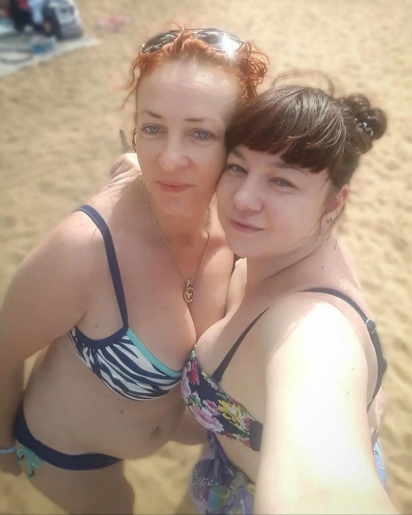 Russian woman in bikini 