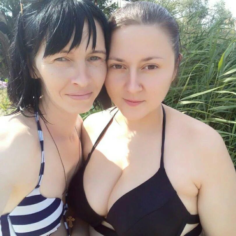 Russian woman in bikini 