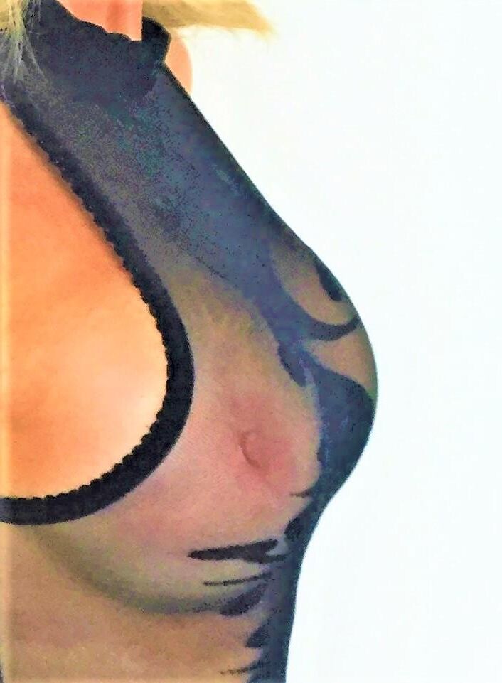 Countess Black see through outfit for guests