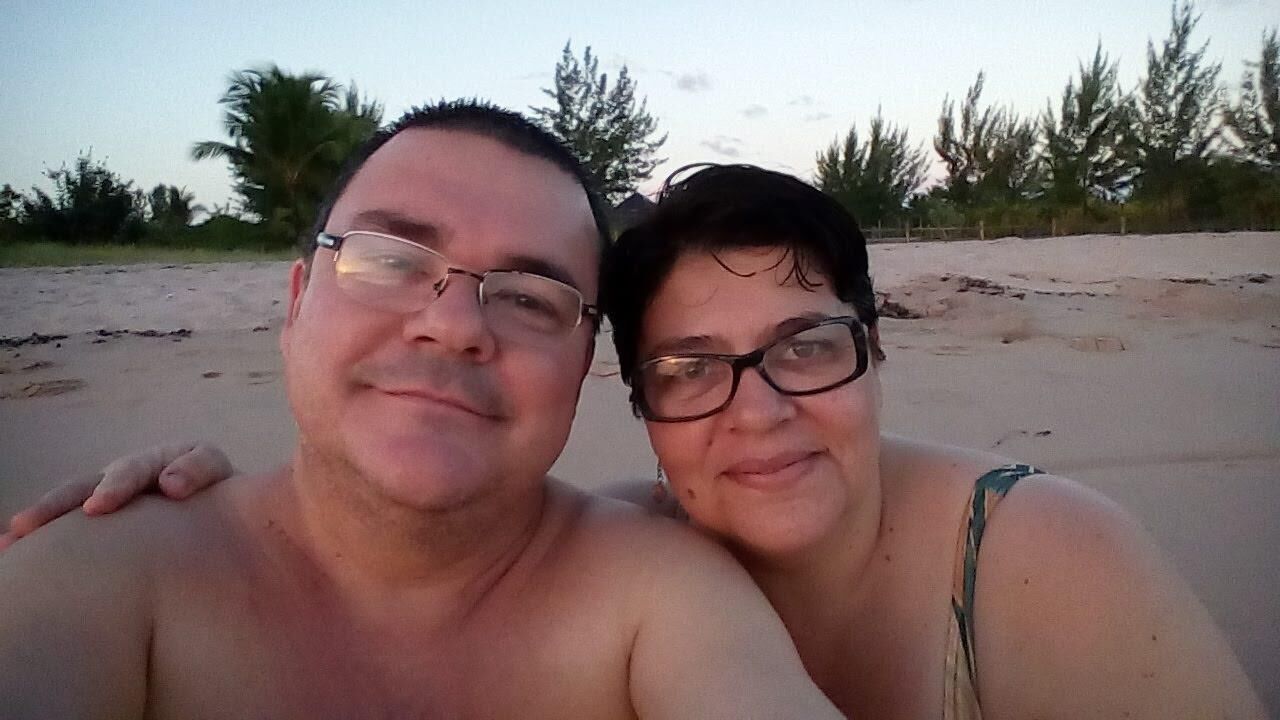 Eu e minha esposa