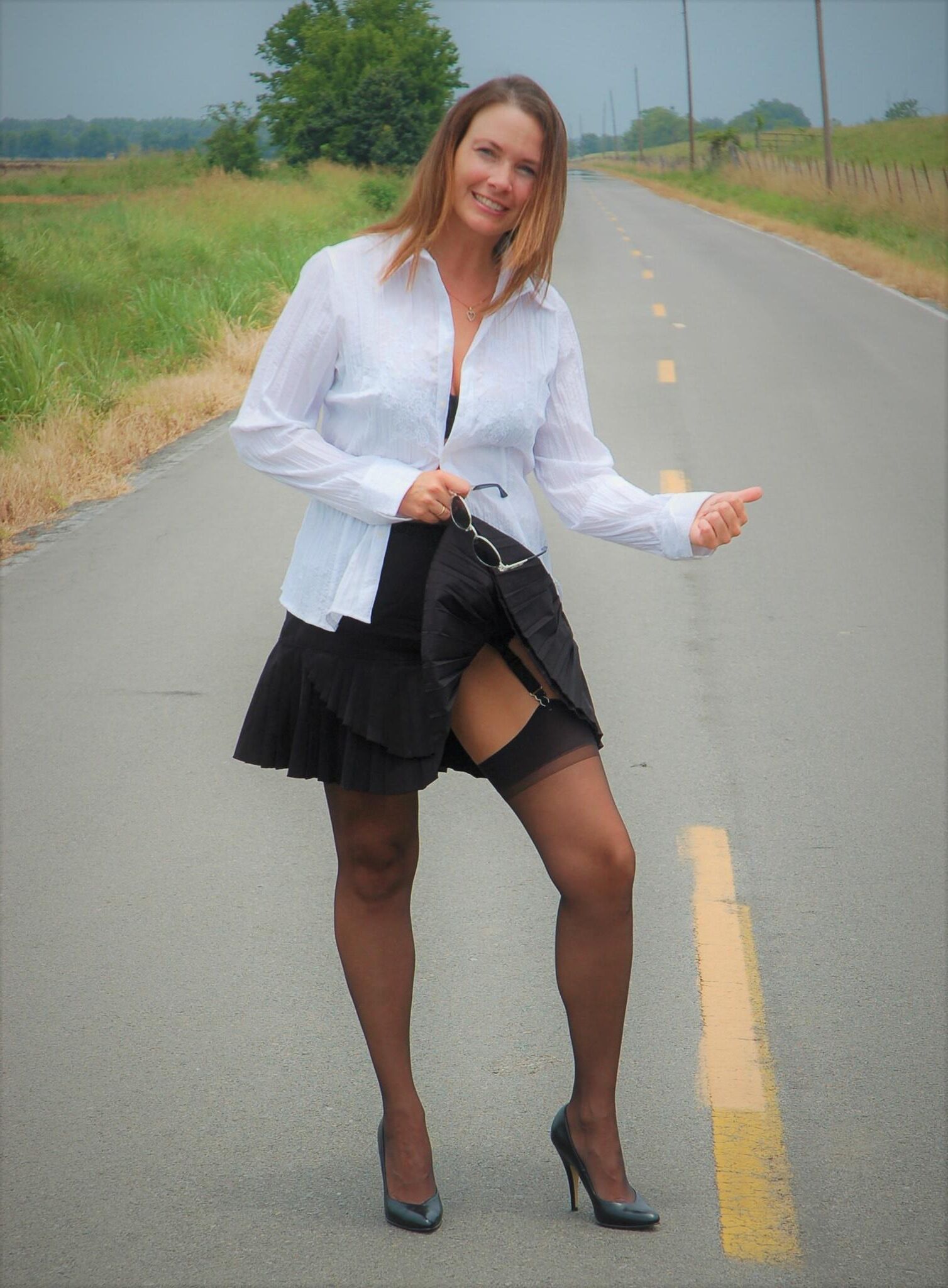 Milf, Mature,Lack, Nylons 