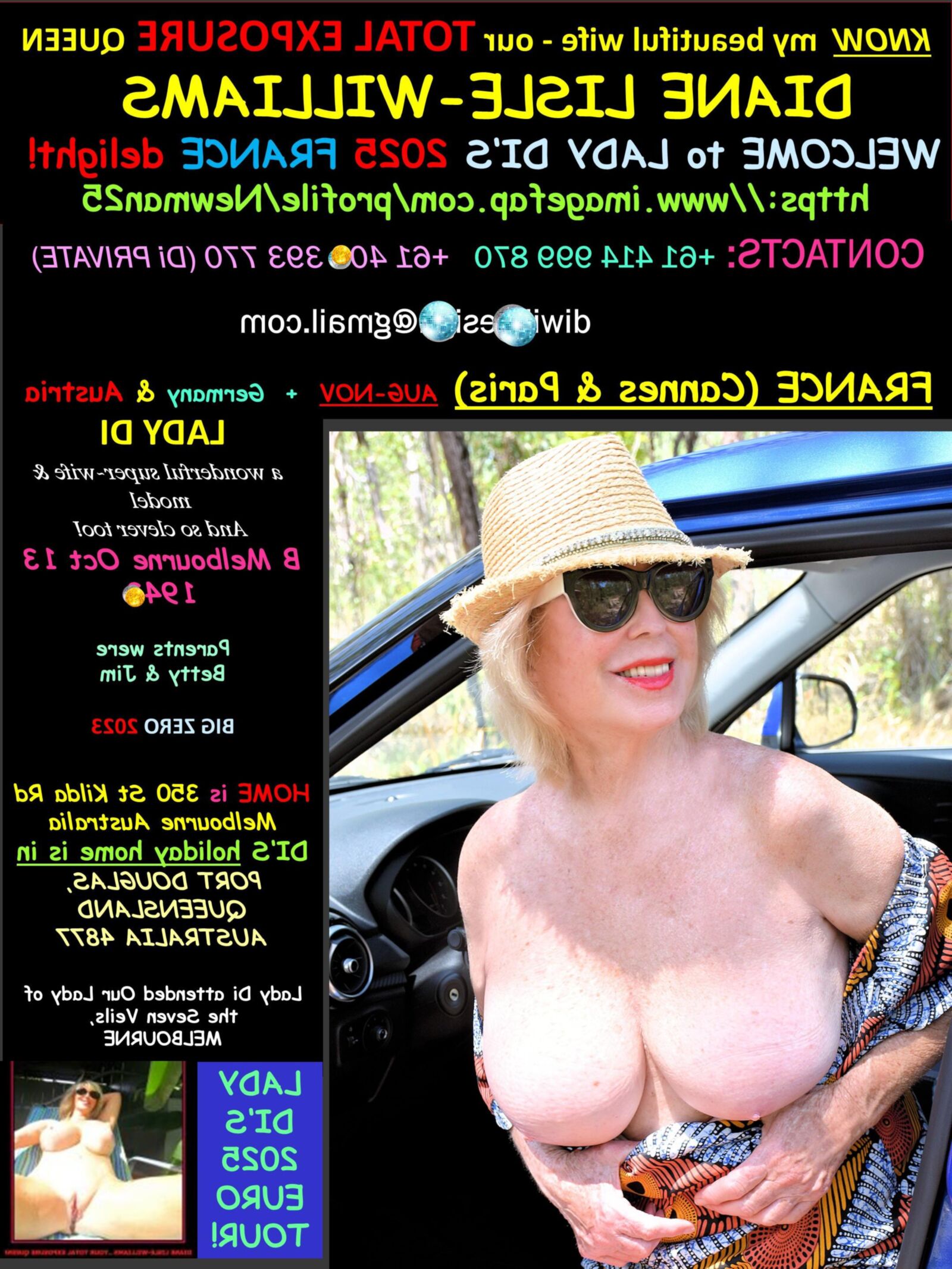 ❤ Получите Lady👩di@ne😍 на выставке во Франции, поздно 👅!