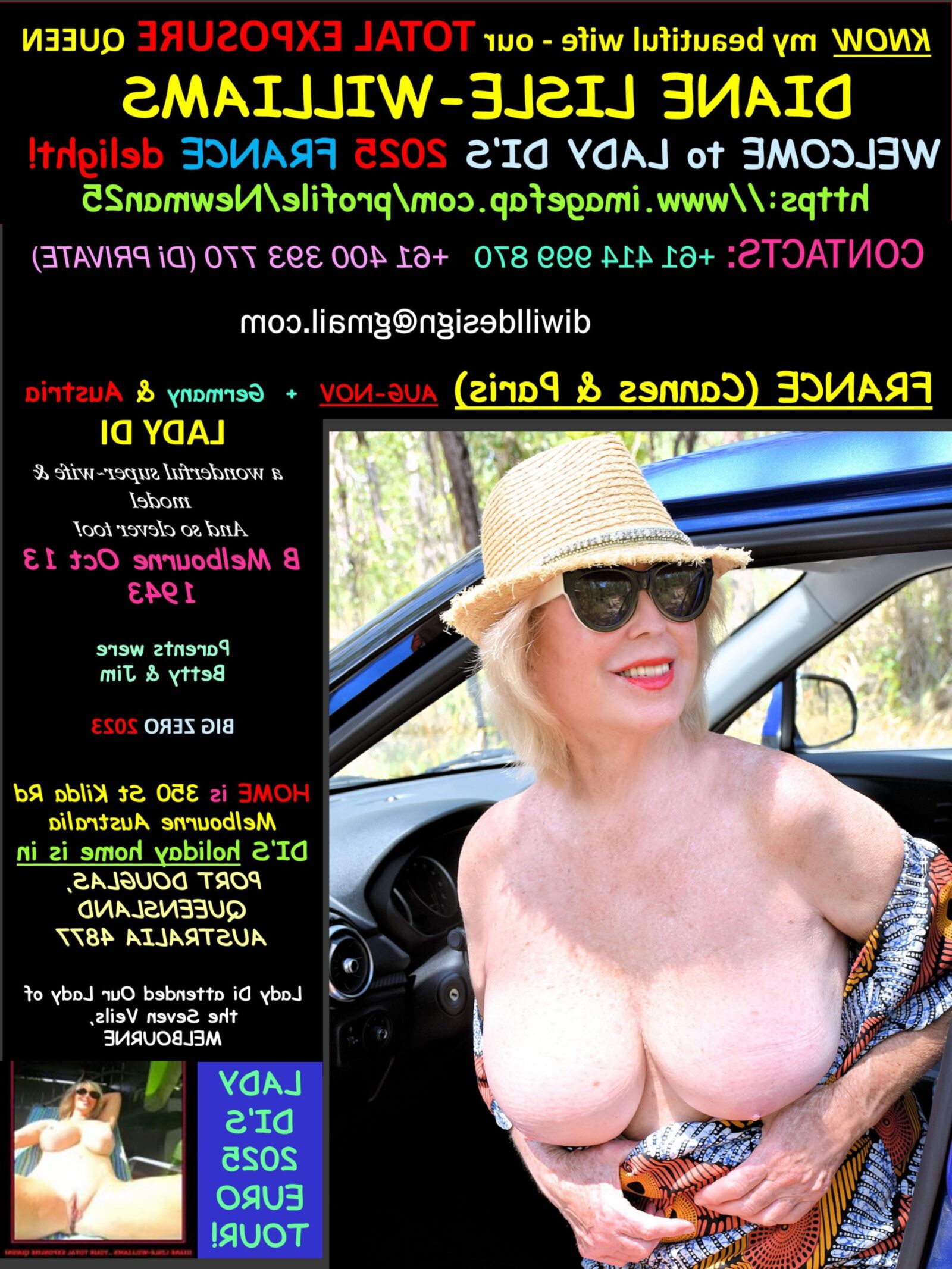❤ Получите Lady👩di@ne😍 на выставке во Франции, поздно 👅!