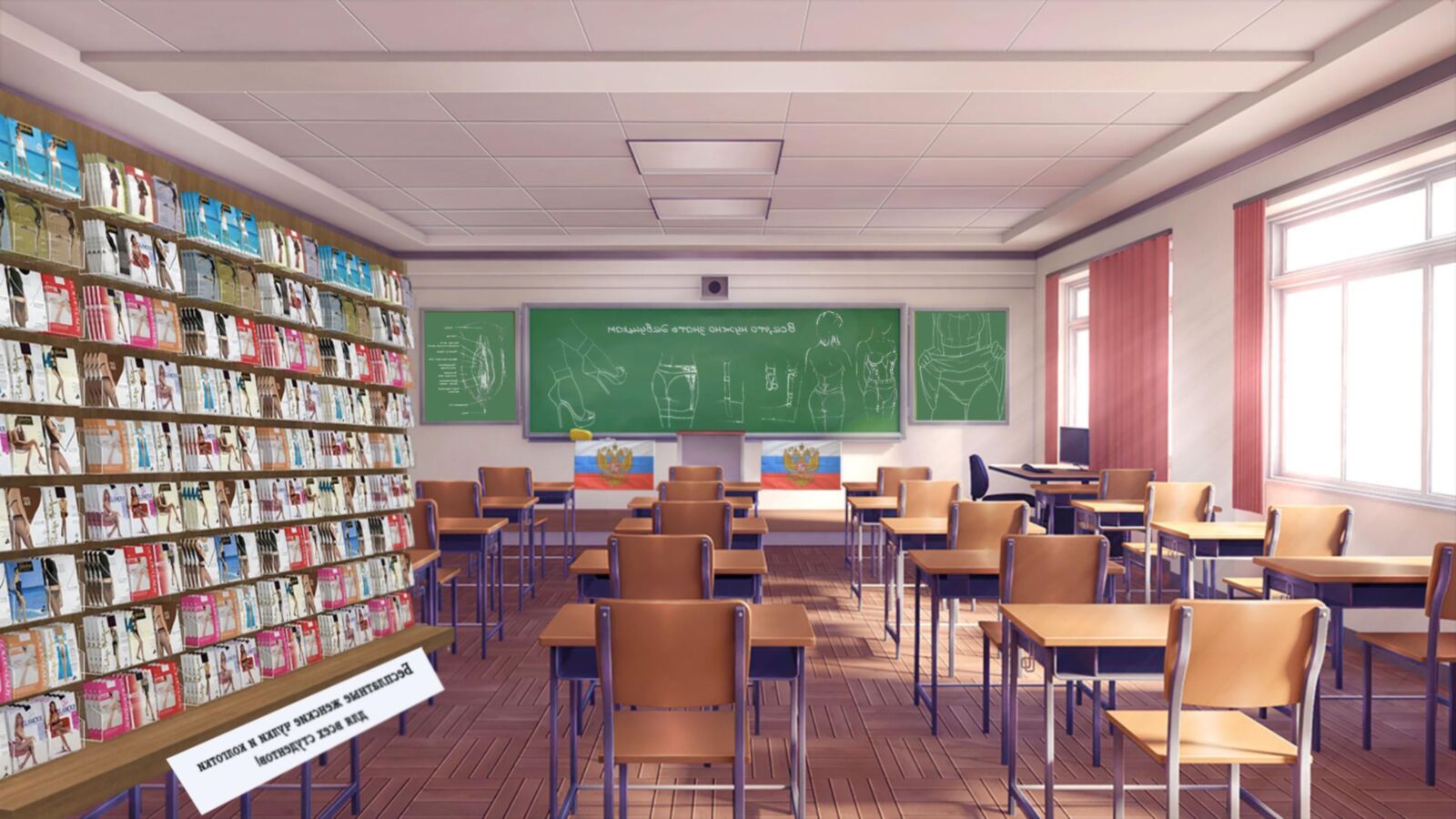 Larissas étudiantes et enseignants russes en classe