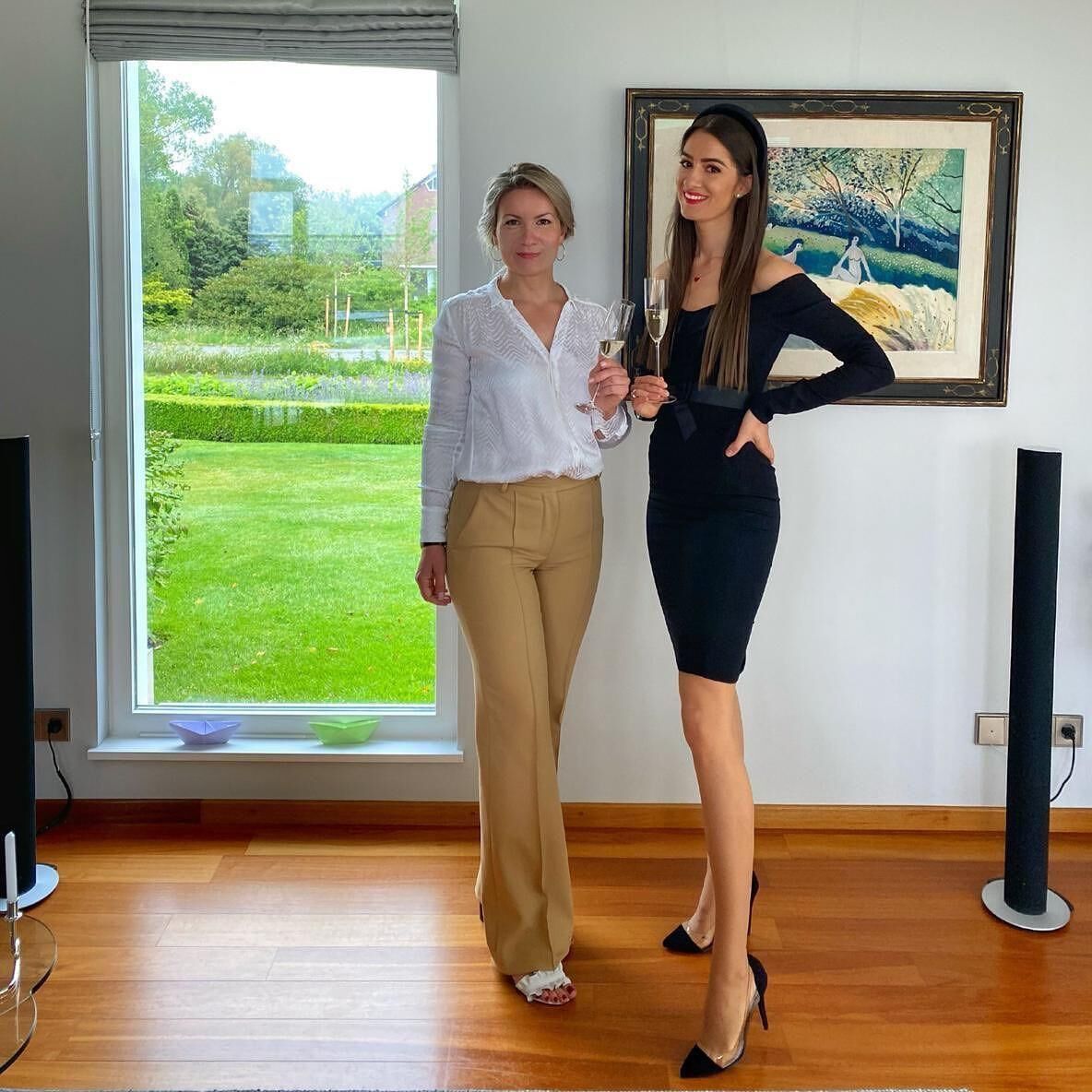 Femmes chaudes portant des robes (non nues)