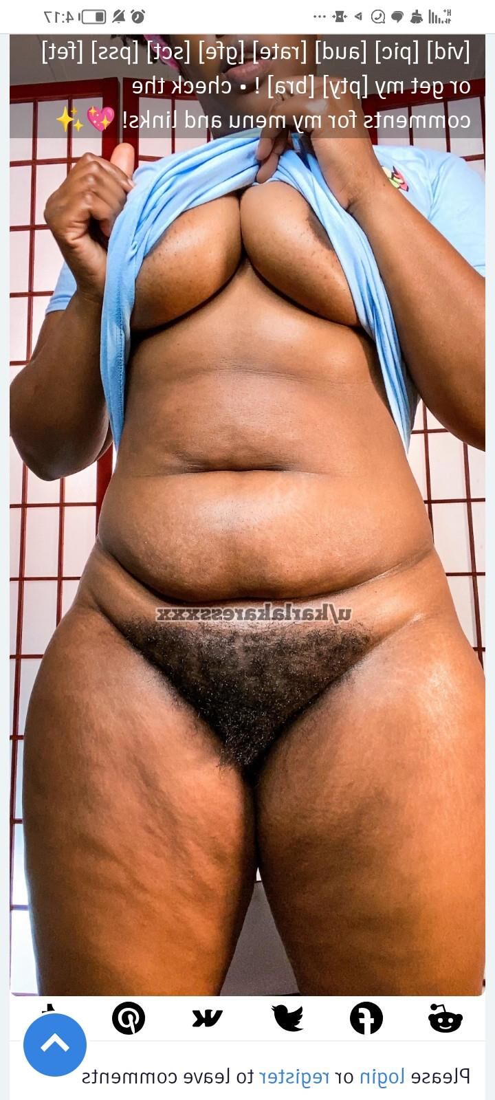 Pusado peludo Ebony grueso