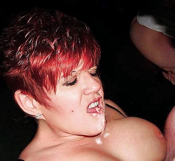 Redhead PAWG in a porn theater