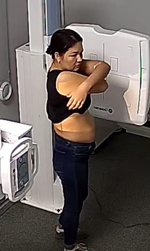 病院で