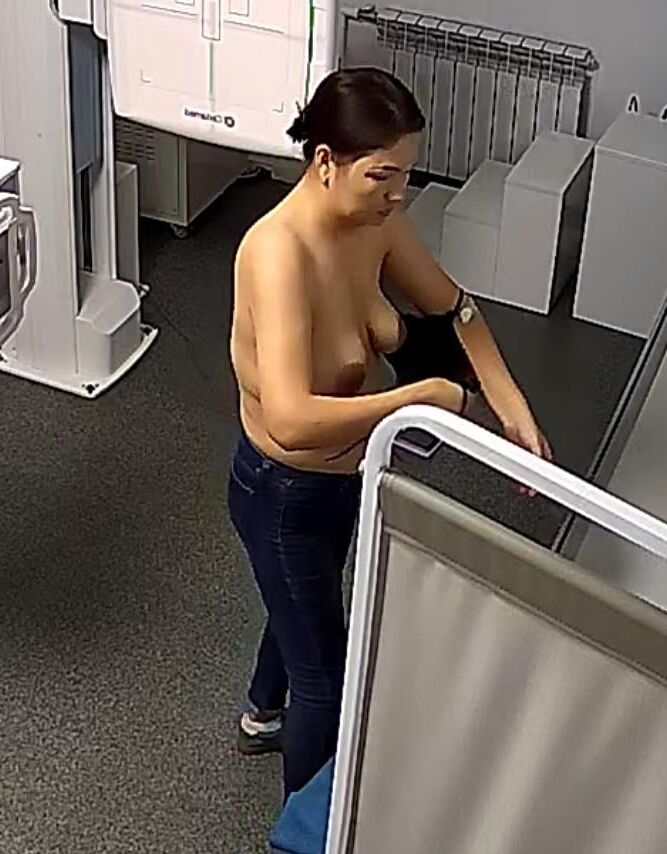 病院で