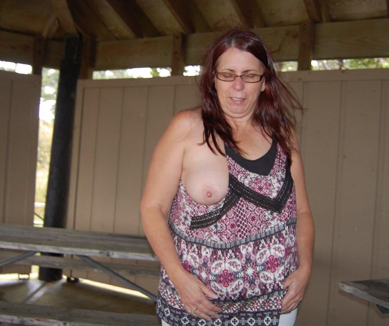 Esposa piscante madura Kathy