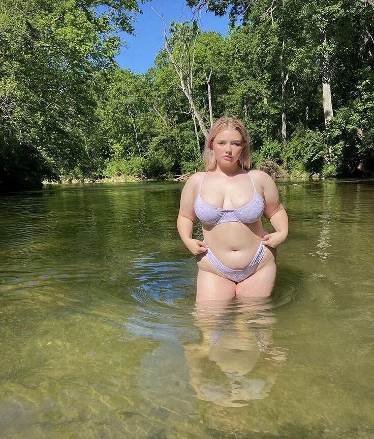 P interesse em beleza foco em um pouco maior que o thicc