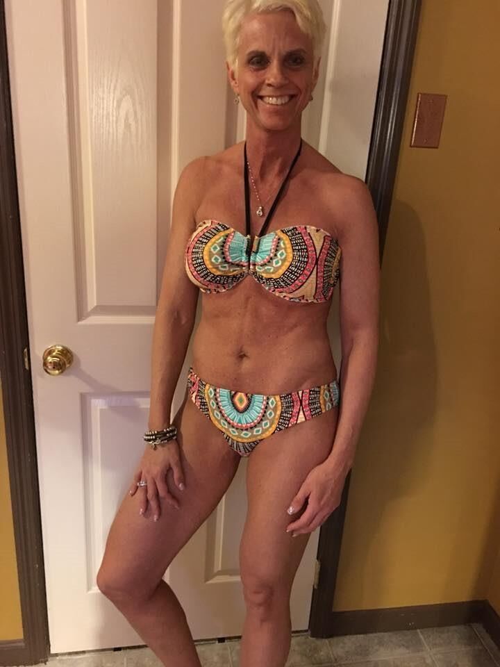 Milf Oma Swimmsuit Bikini