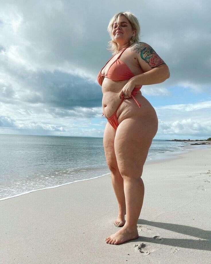 P interesse em beleza foco em um pouco maior que o thicc