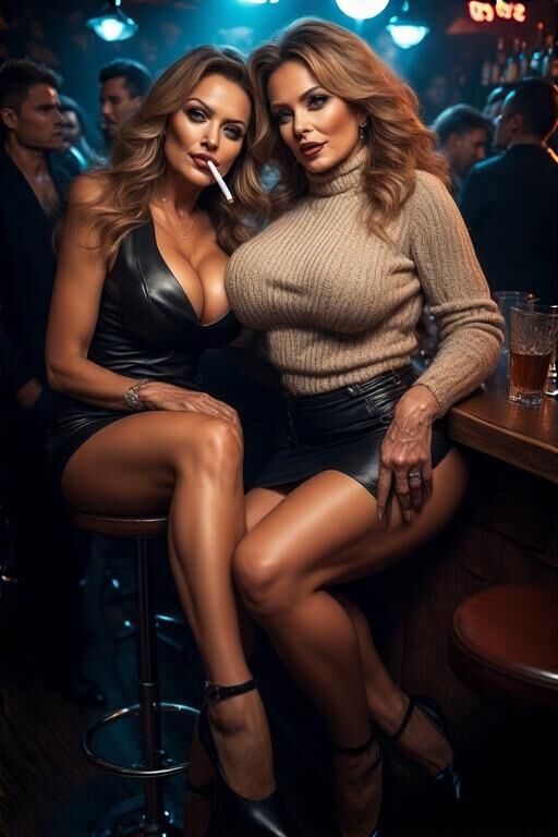 Mec, ta maman était dans un bar Cougar!