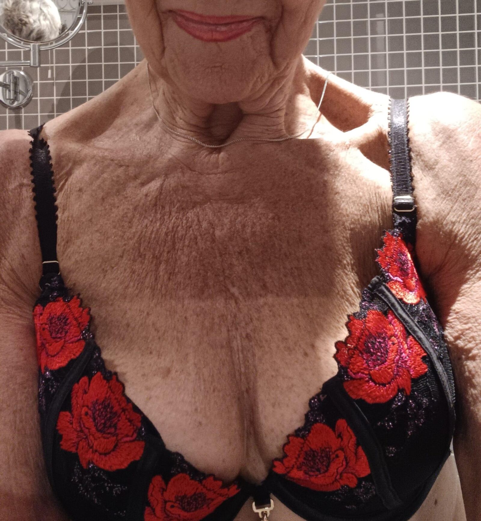 Selfies de la grand-mère