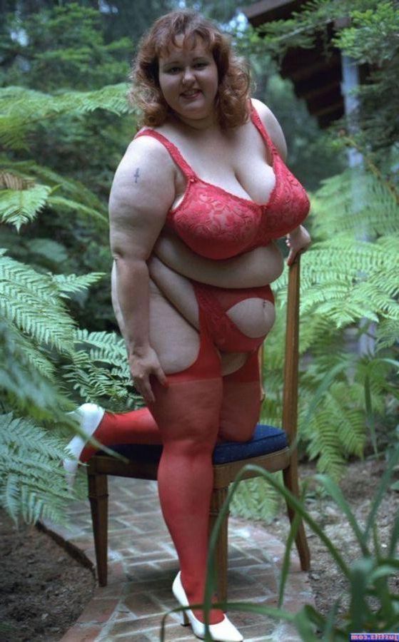 BBW Mel with huge saggy tits