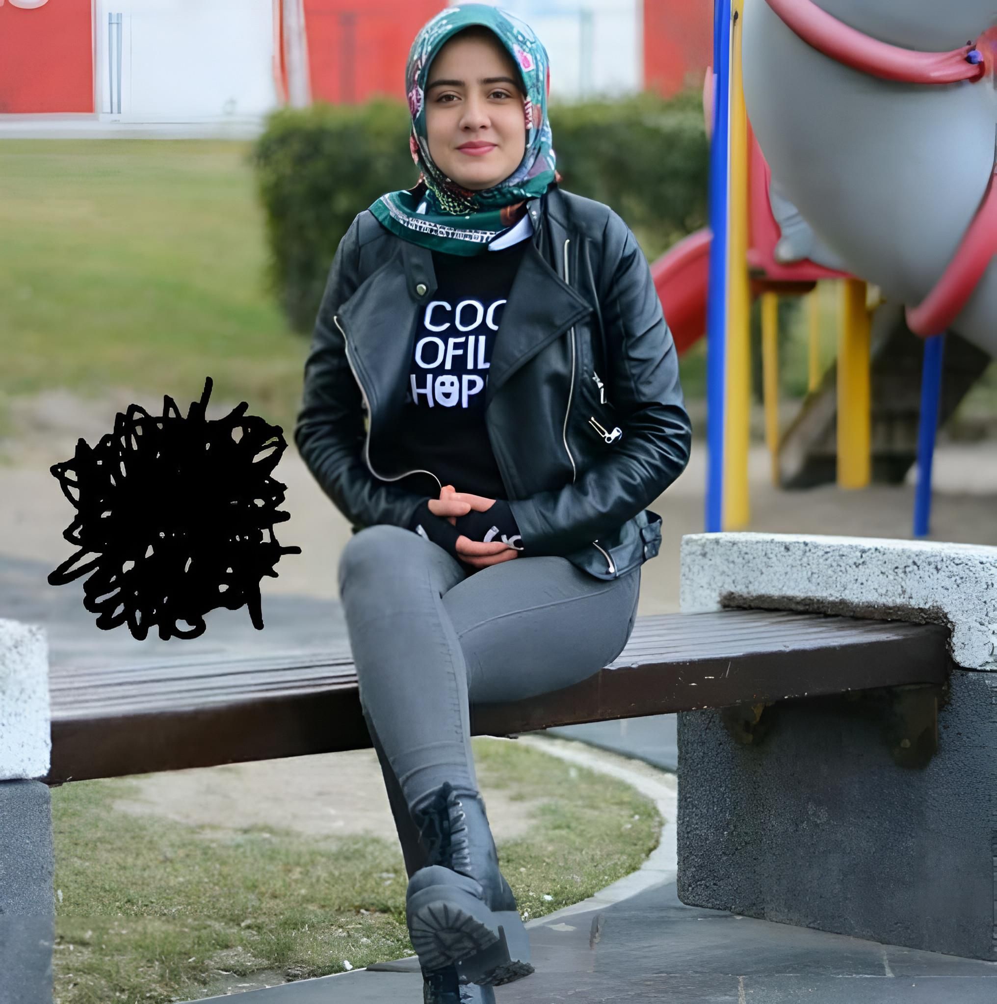  VINTAGE TURKISH HIJAB SEXSI PHOTO 