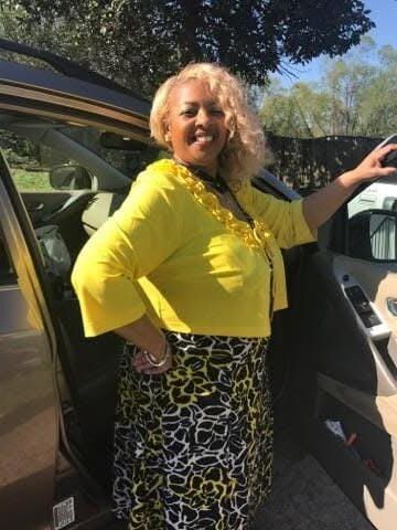 Thick Black Church Going Granny