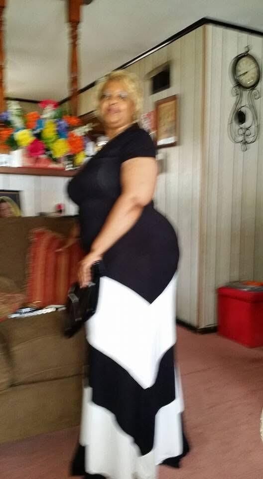 Thick Black Church Going Granny