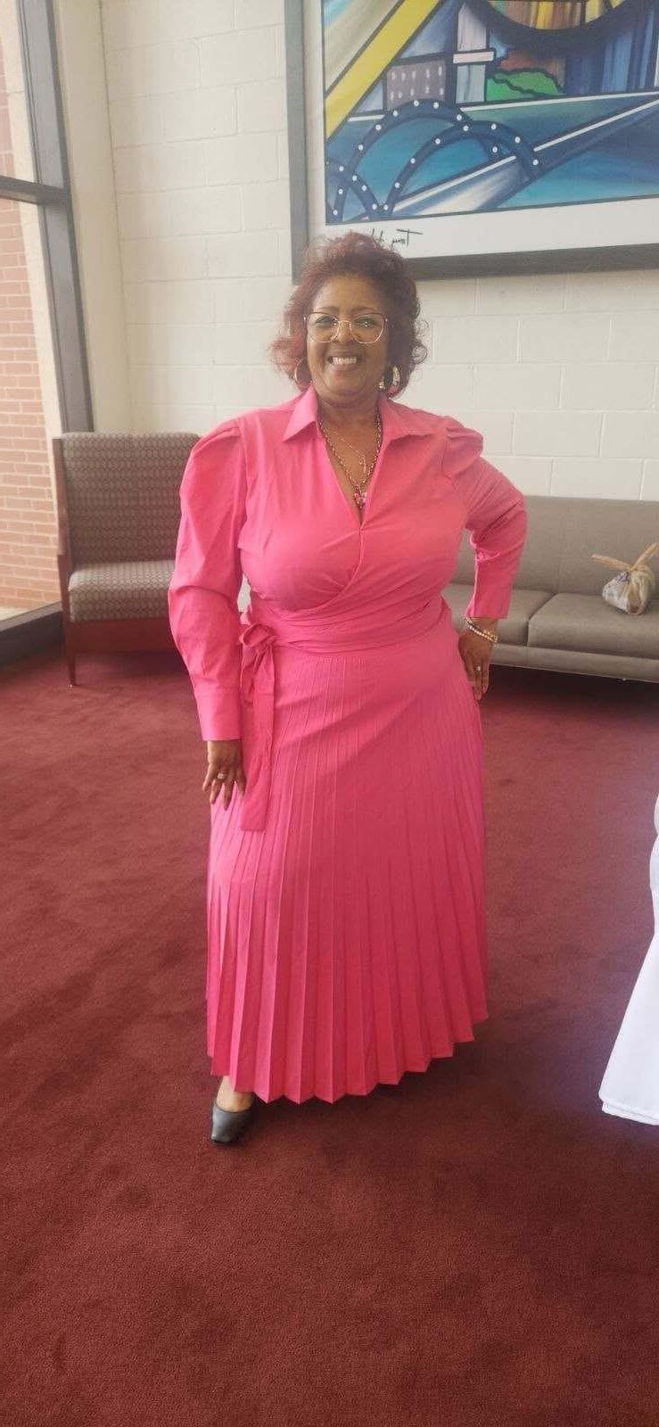 Thick Black Church Going Granny