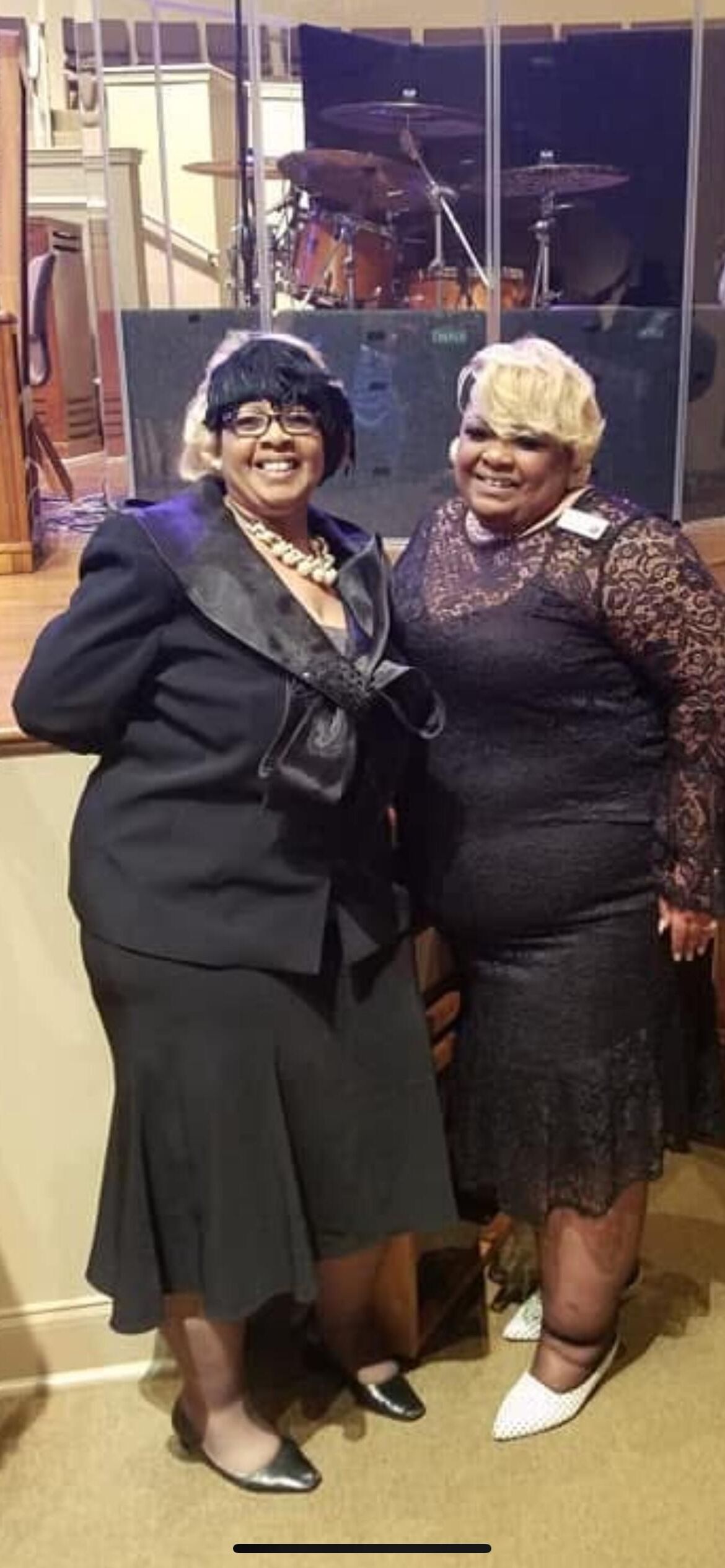 Thick Black Church Going Granny