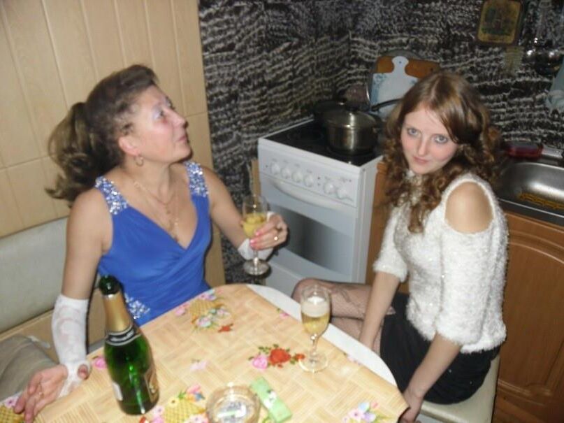 Irina and Dasha Russian mother and daughter from St Petersburg