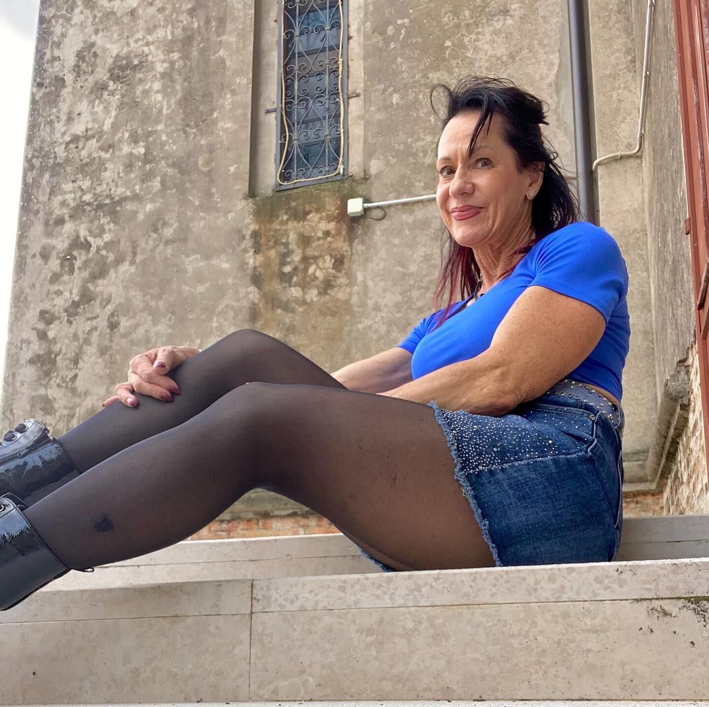 Milf, Mature,Lack, Nylons 