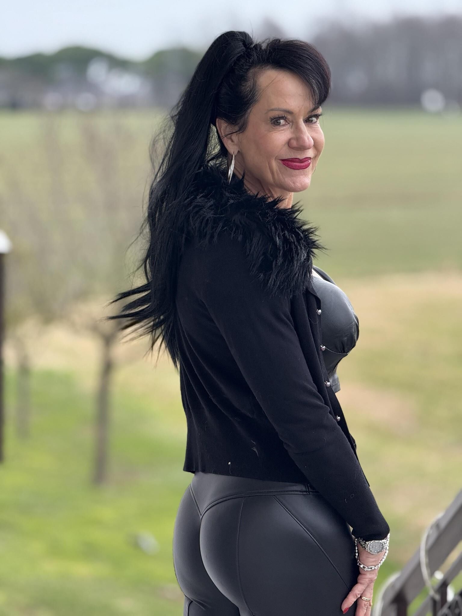 Milf, Mature,Lack, Nylons 