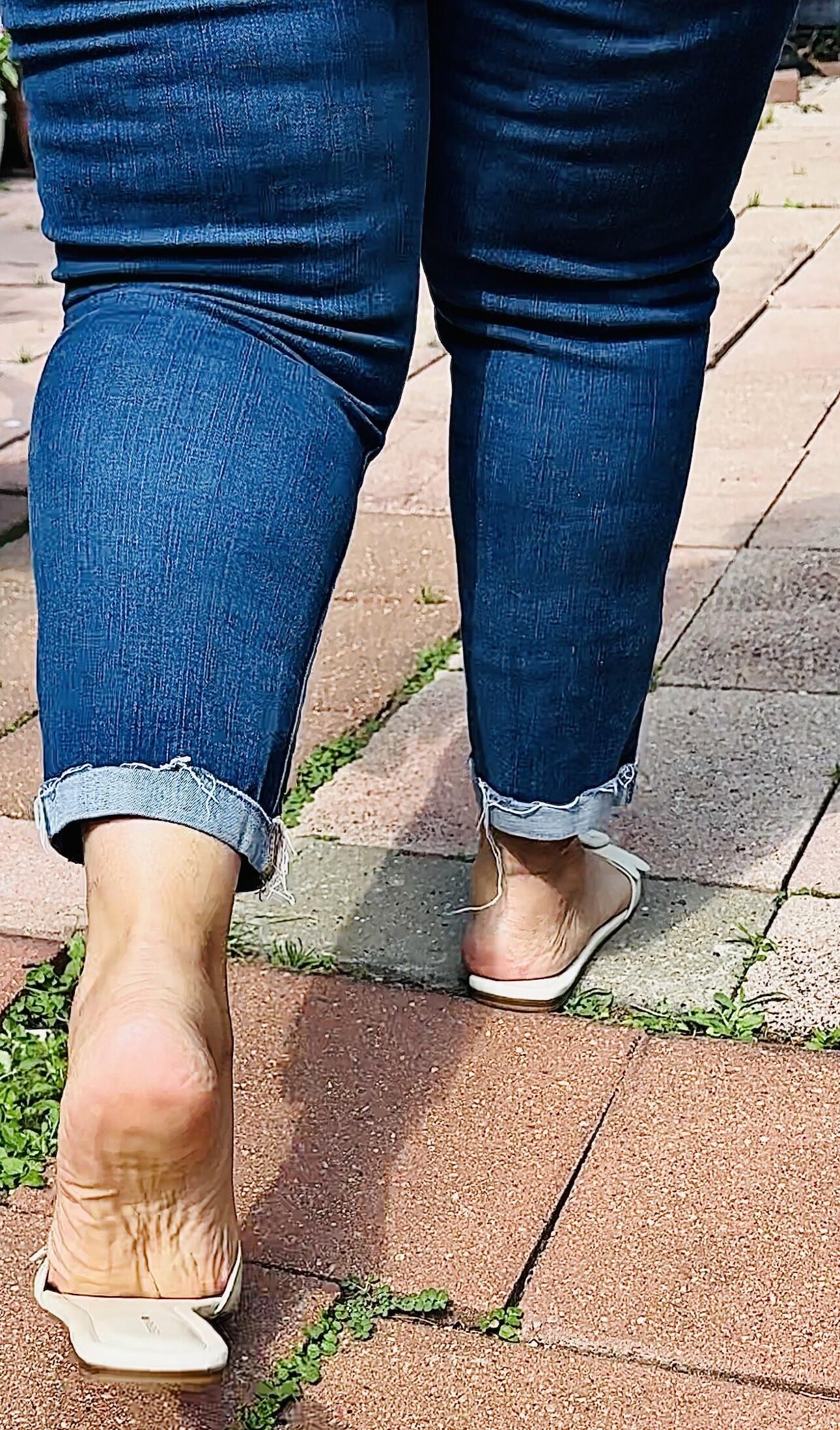 Esposa suelas arrugas