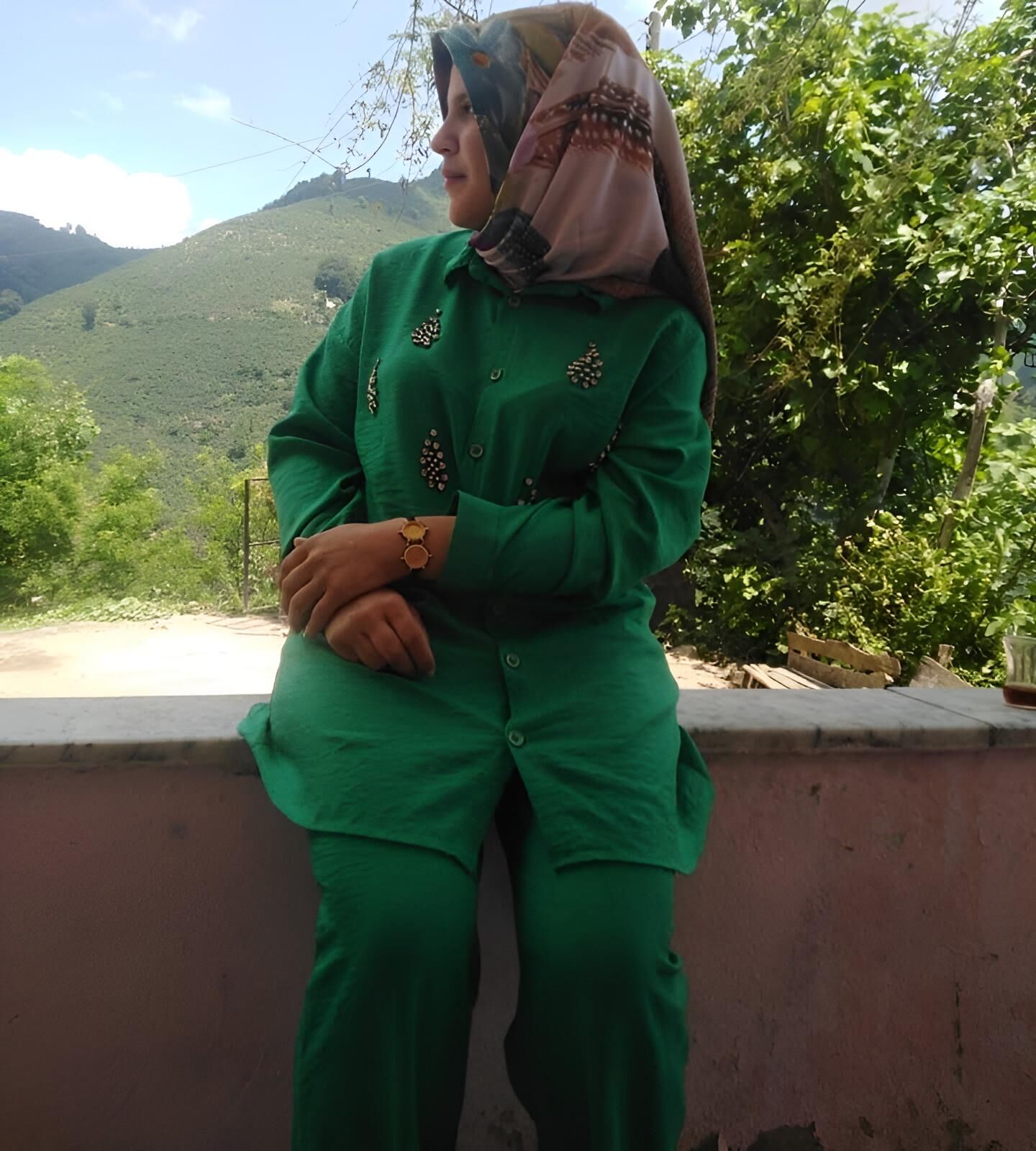 Vintage Turkish Hijab Sexsi Photo