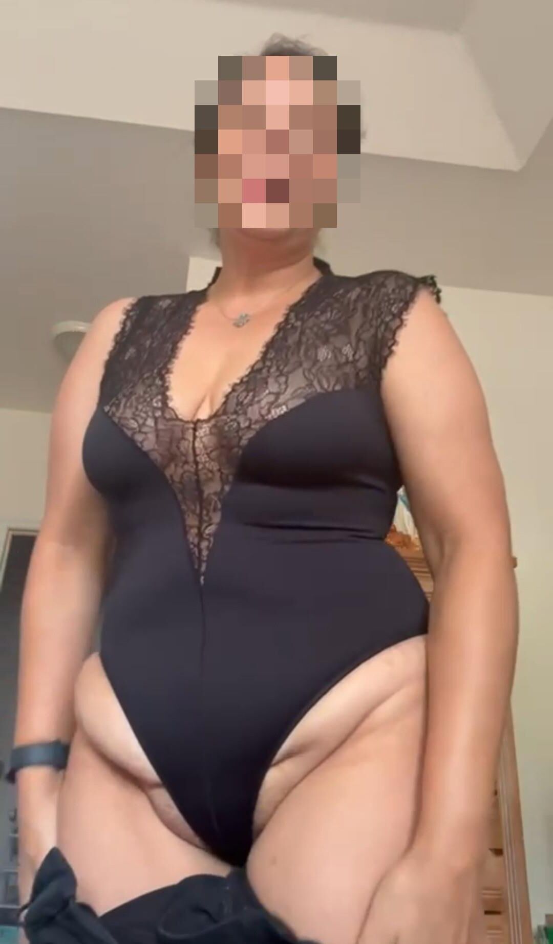 BBW en partie supérieure à lacets noirs
