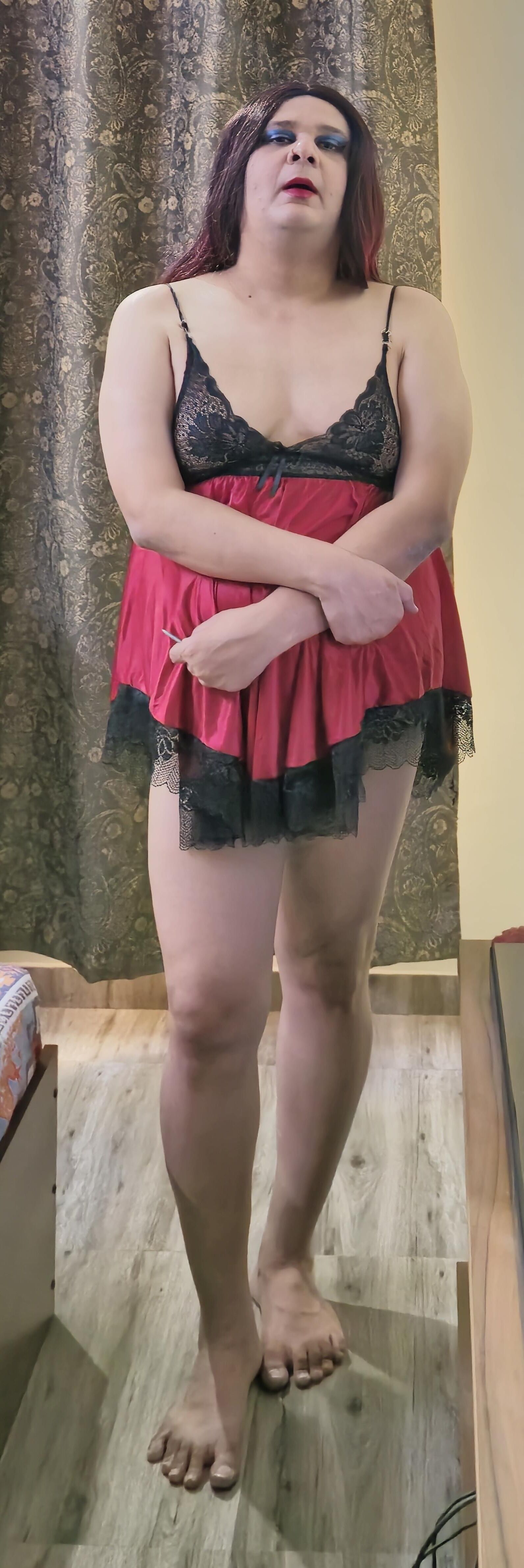 Шемаль Моника Red Babydoll Огромный набор