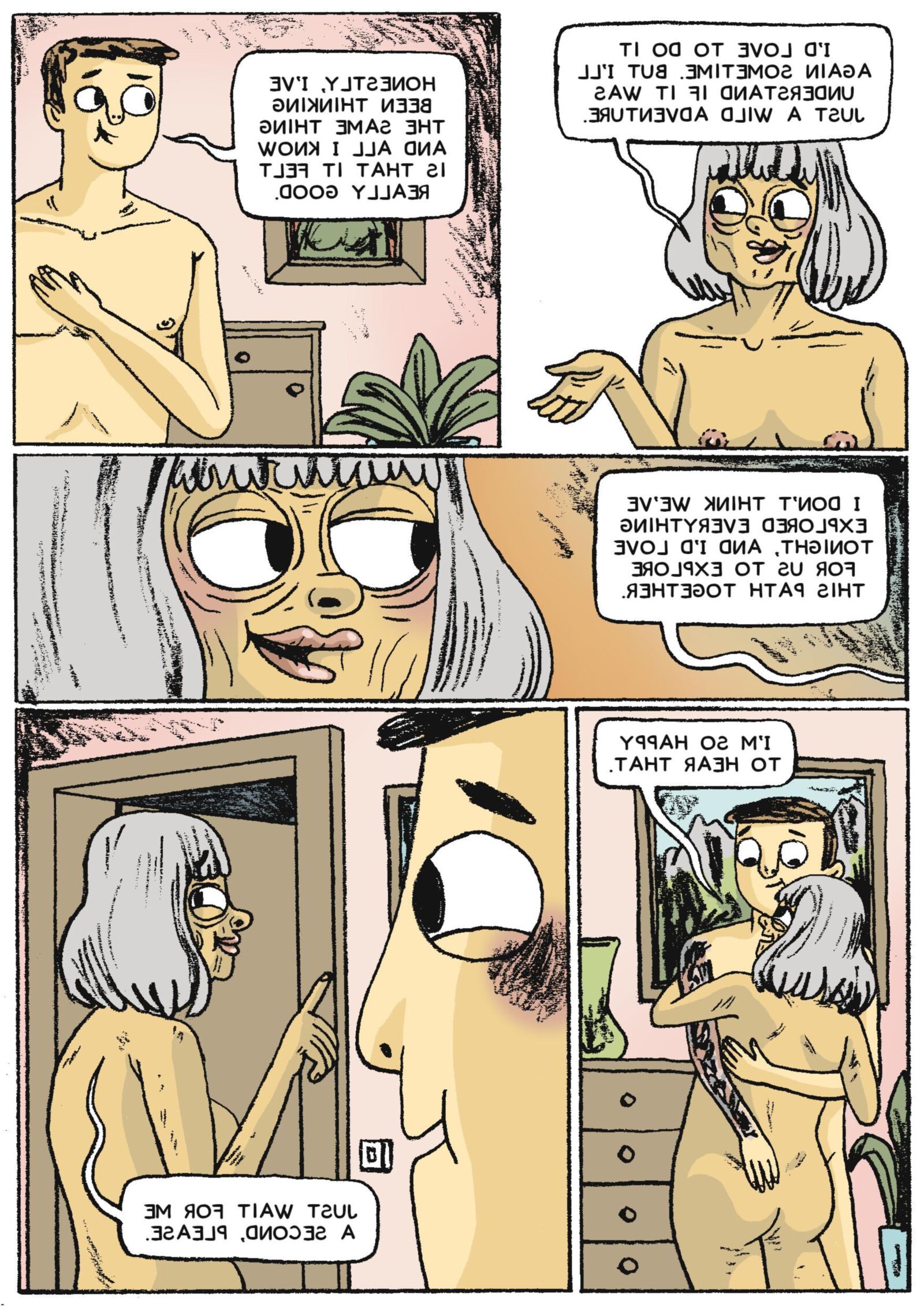 Vestido azul de verano (cómico)