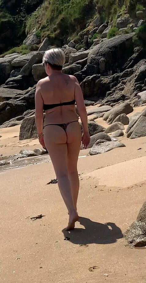 Playa rubia madura