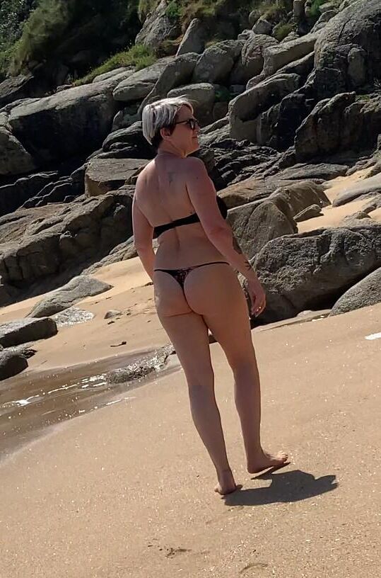 Playa rubia madura