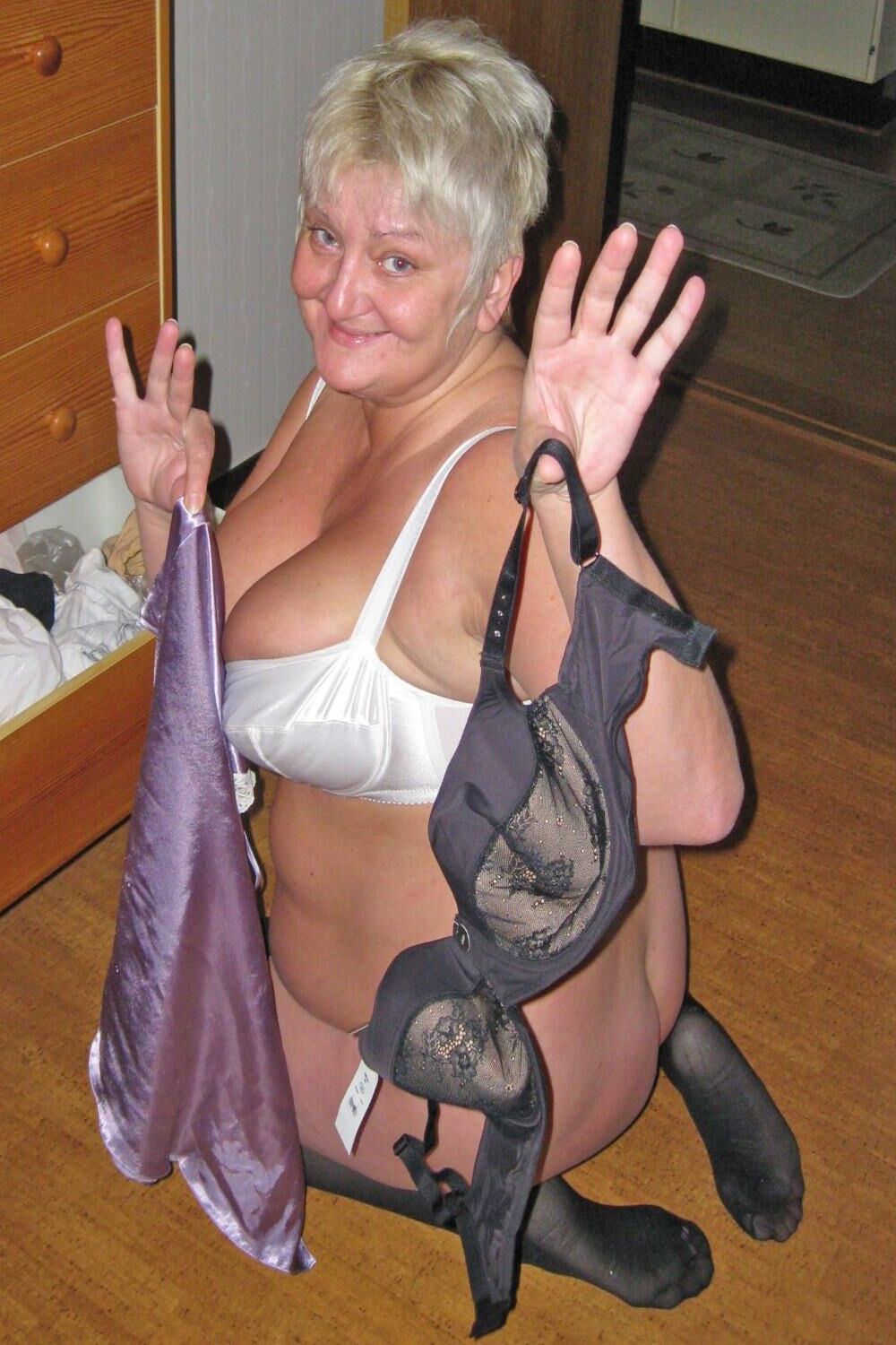 Decided to pose in a white bra