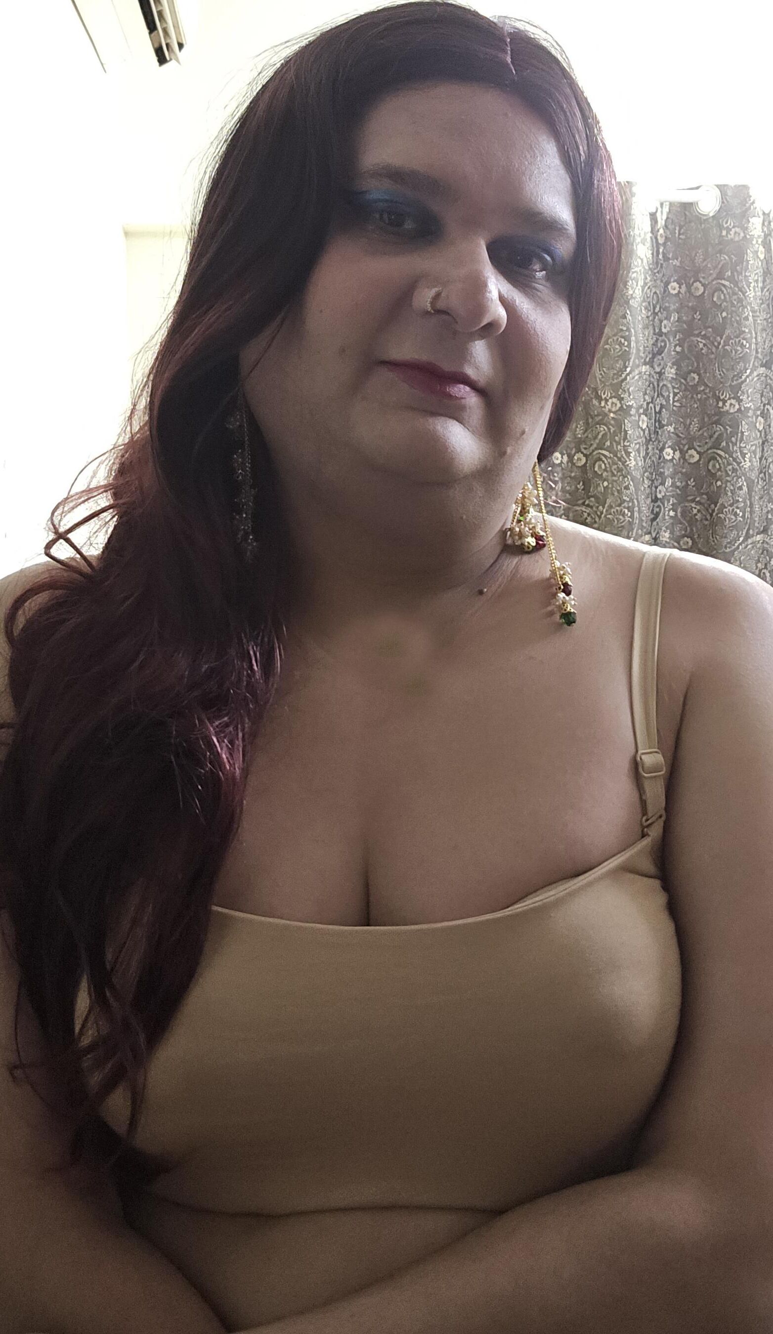 Redhead Shemale Monica M Closeup