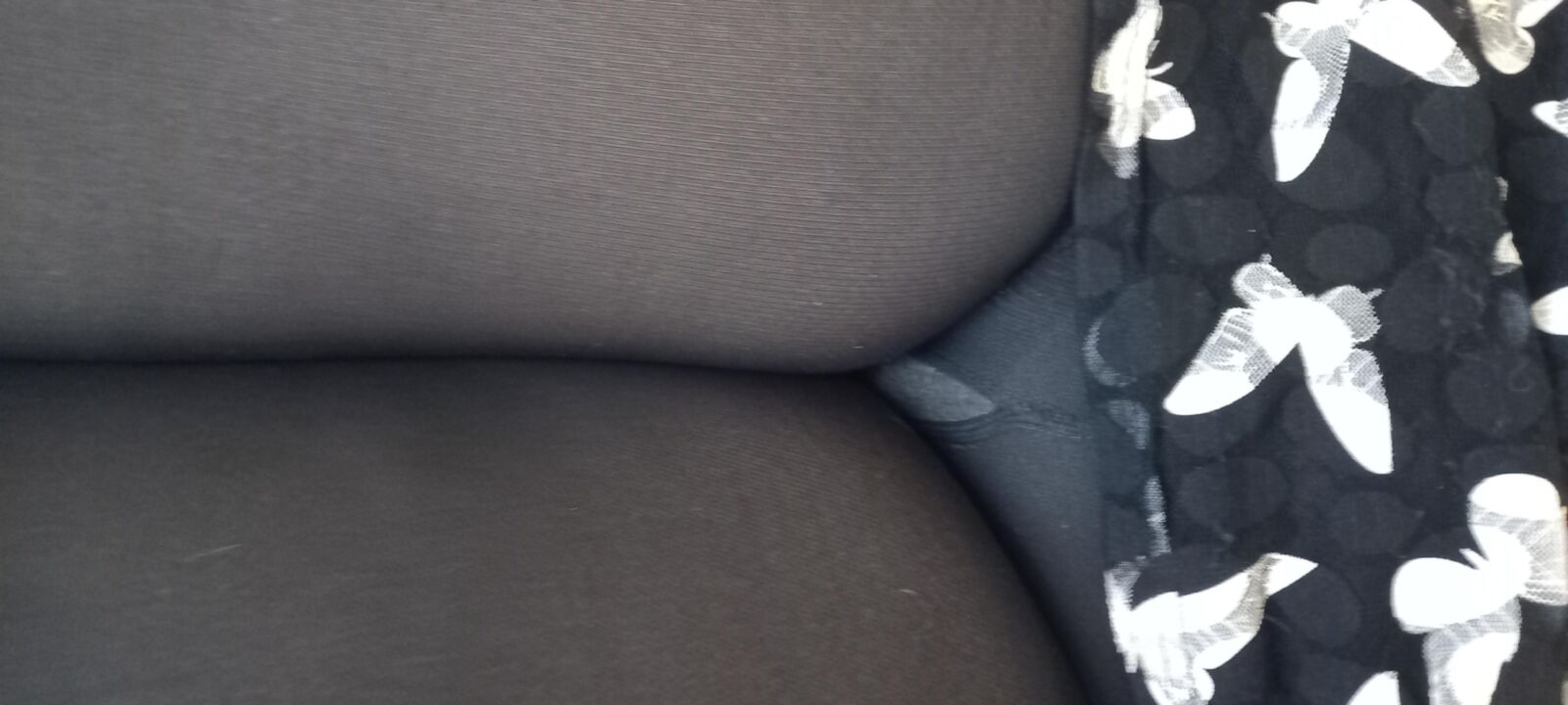 Esposa del Reino Unido opaco pantimedias upskirt