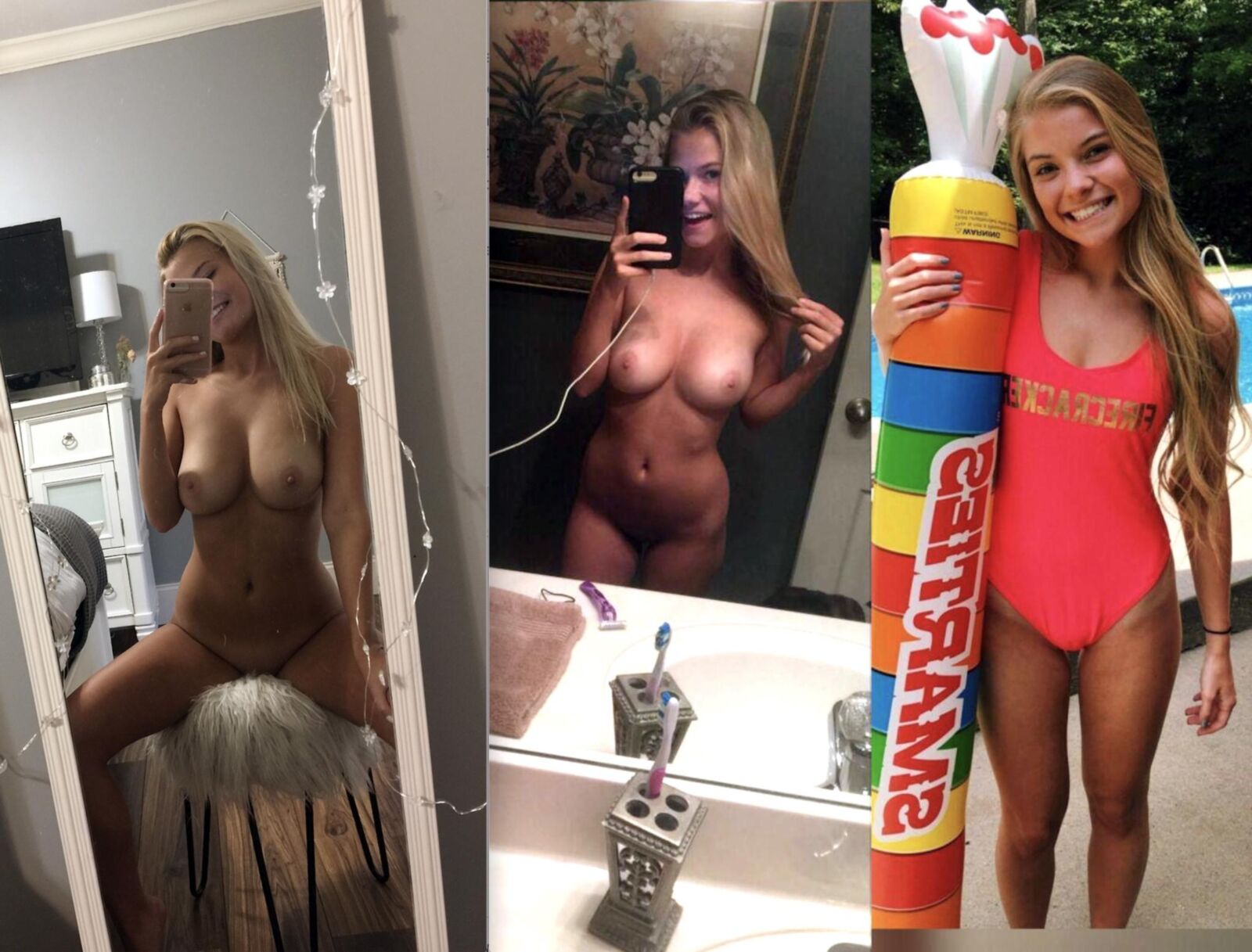 Gekleidete ungedrückte Babes