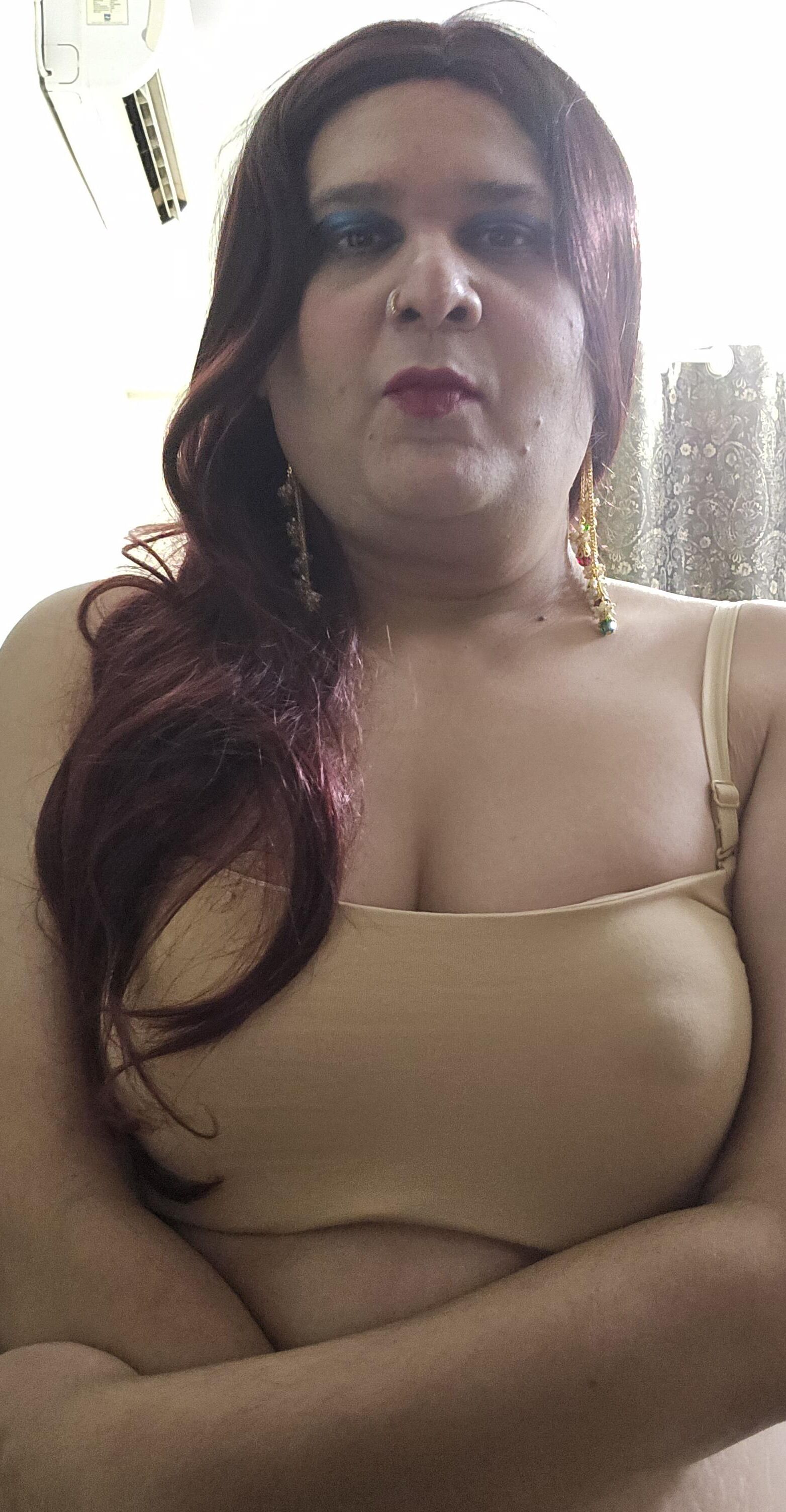 Redhead Shemale Monica M Closeup